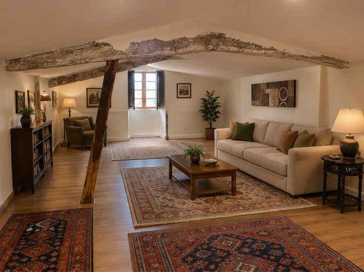 Upper living room
