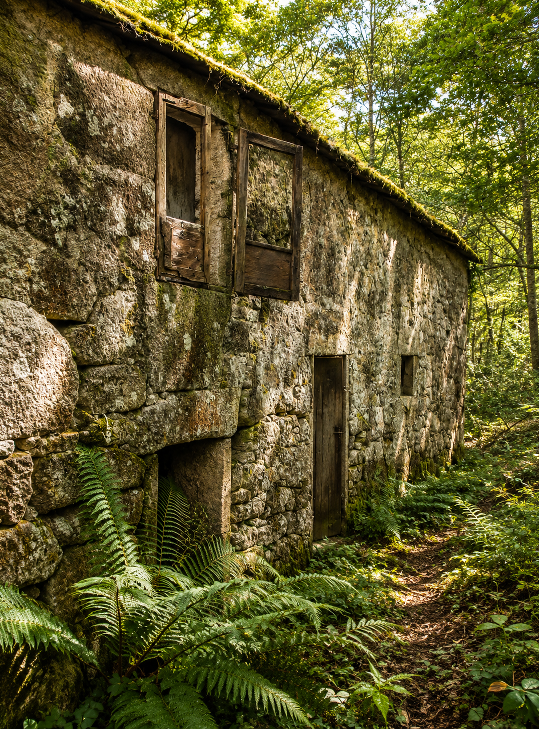 Stone watermill at Bravos Estate